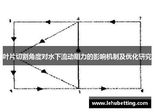 叶片切割角度对水下流动阻力的影响机制及优化研究